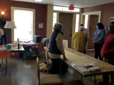 Brookfield Voting WCAX Photos 2020